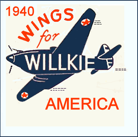 1940 Wilkie Presidential Sticker